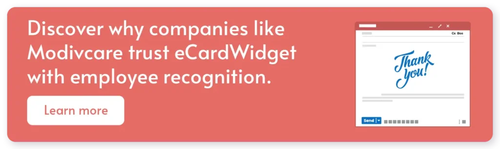 Get a demo of eCardWidget’s employee recognition software.
