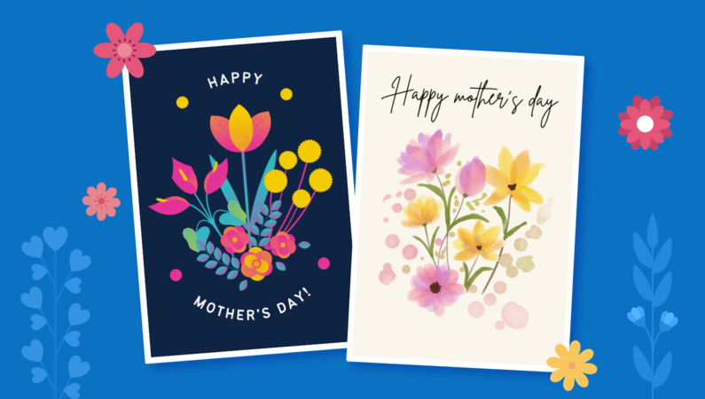 Create eCards like this and sell them for your Mother's Day fundraiser.