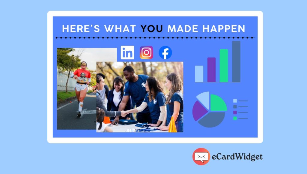 Share an impact report to communicate with and thank your corporate sponsors.