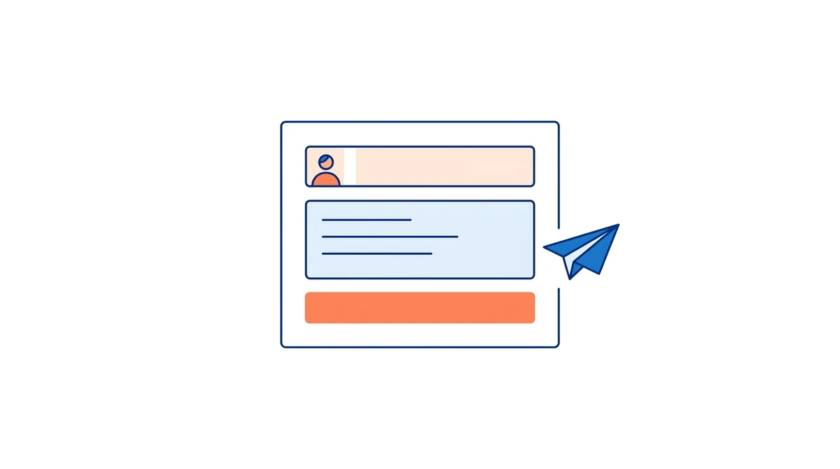 A simple recognition form with a send button